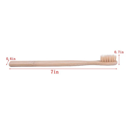 Eco Friendly Bamboo Toothbrush Soft Bristles