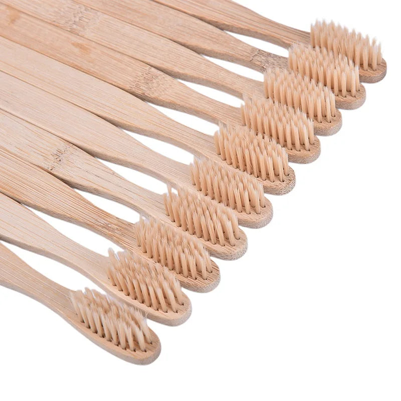 Eco Friendly Bamboo Toothbrush Soft Bristles