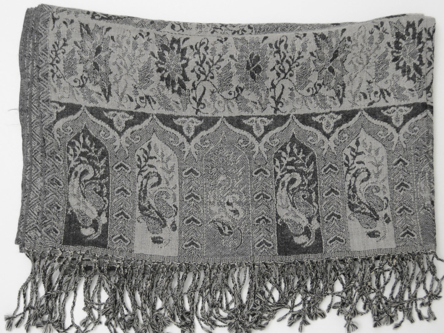 Handwoven Paisley Jamavar one of a kind limited edition designer Shawl-7