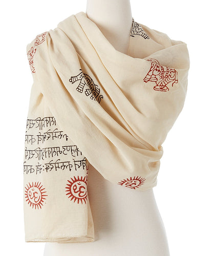 Ganesh Mantra blessing  Prayer Shawl-0