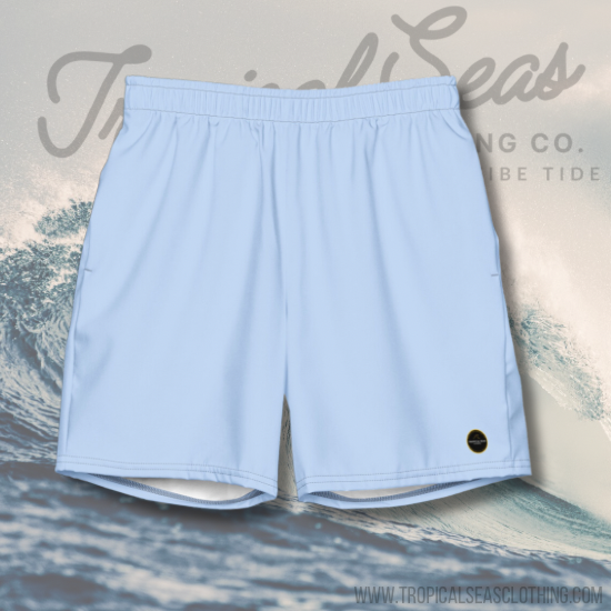 Men's Blue Eco Board Shorts-1