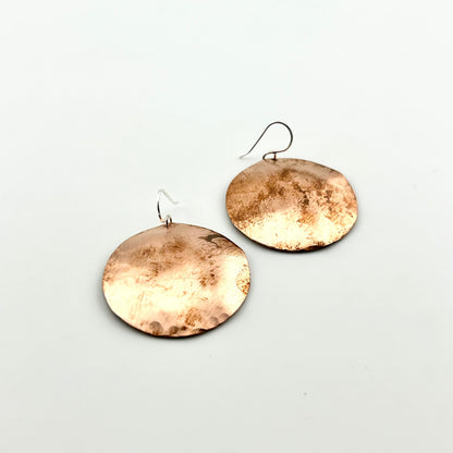 Full Moon Drop Earrings