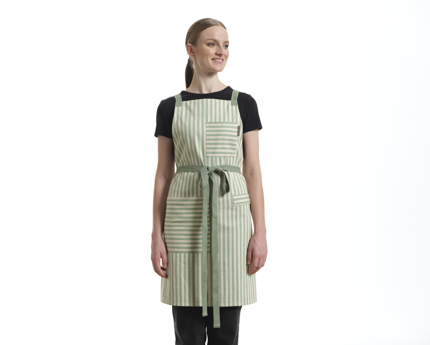 Crossback Apron with Pockets, Gardening Apron and Serving Aprons-7