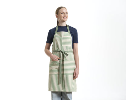 Bib Apron with Pockets, Cotton Apron for Women and Men-7