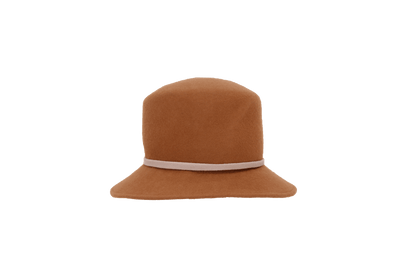 Cloche Brown Hat