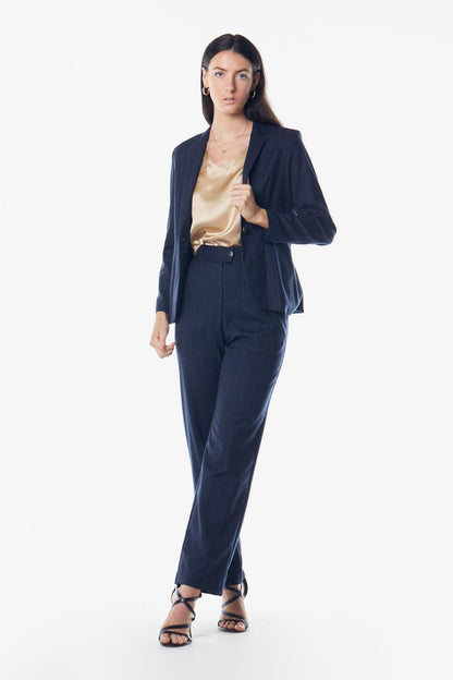 Blazer/traje clásico para mujer en lana italiana