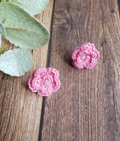 Rose Stud Earrings-4