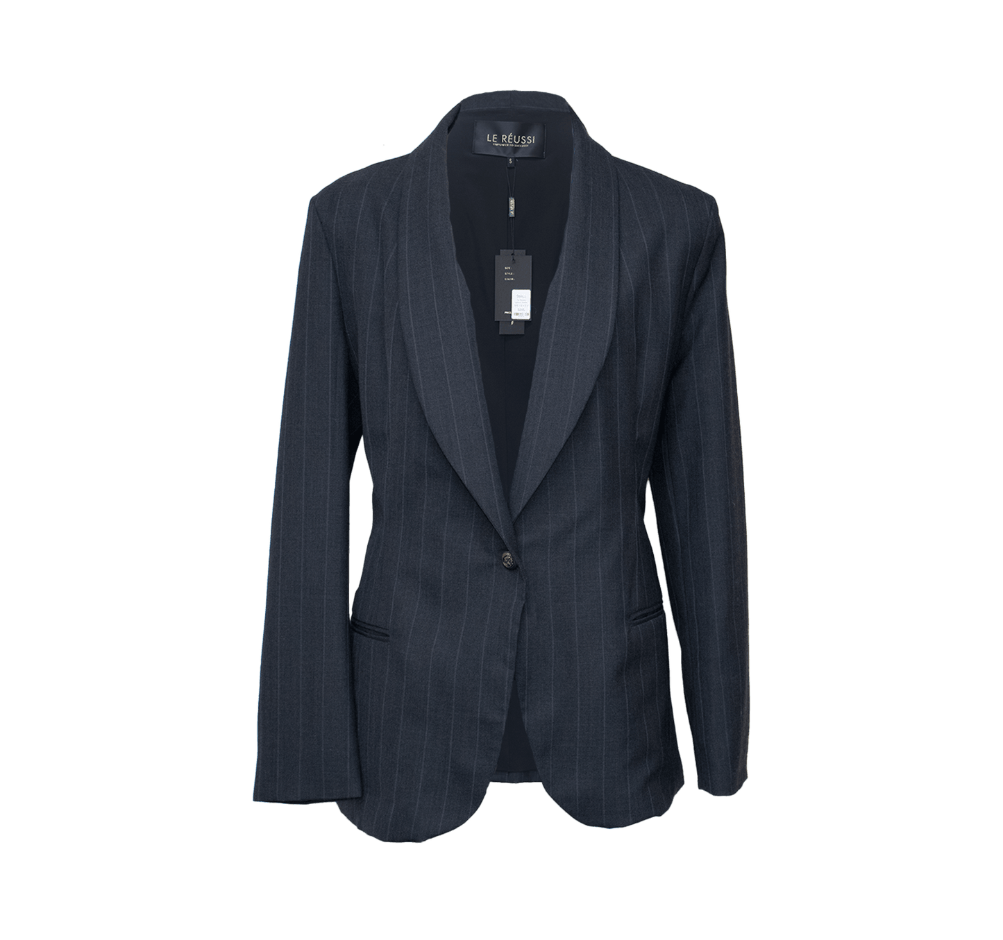 Blazer de botonadura sencilla con solapas chal