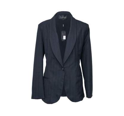 Blazer de botonadura sencilla con solapas chal