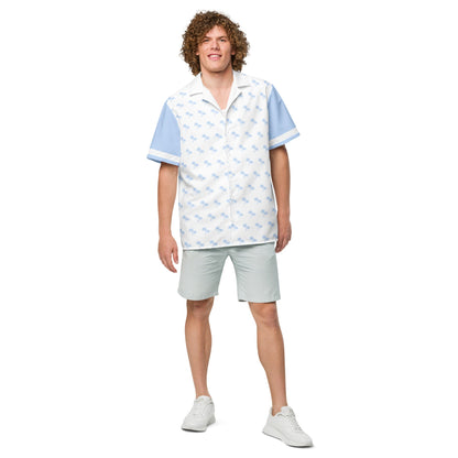 TROPICAL SEAS CLOTHING Tropical Blizzard Hawaiian Button Down Shirt