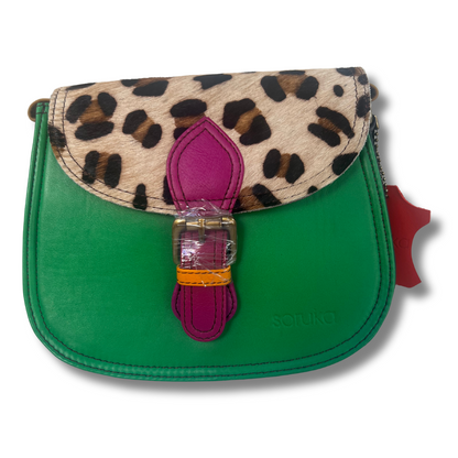 Ally Print · Crossbody Bag-Handbags-Soruka-Green-WONENA