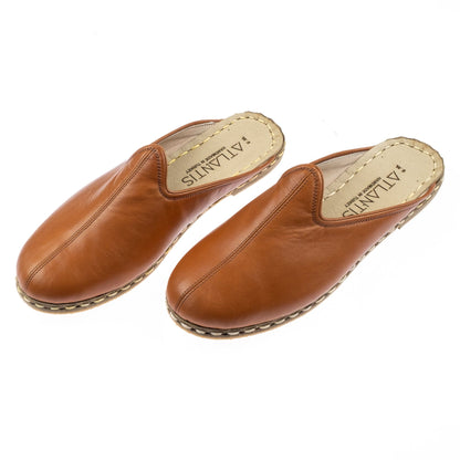 Pantuflas color marrón cacao para hombre