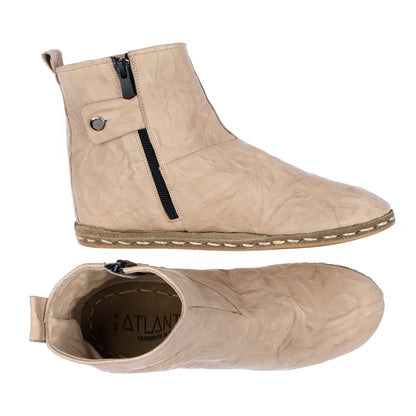 Botas beige de mujer