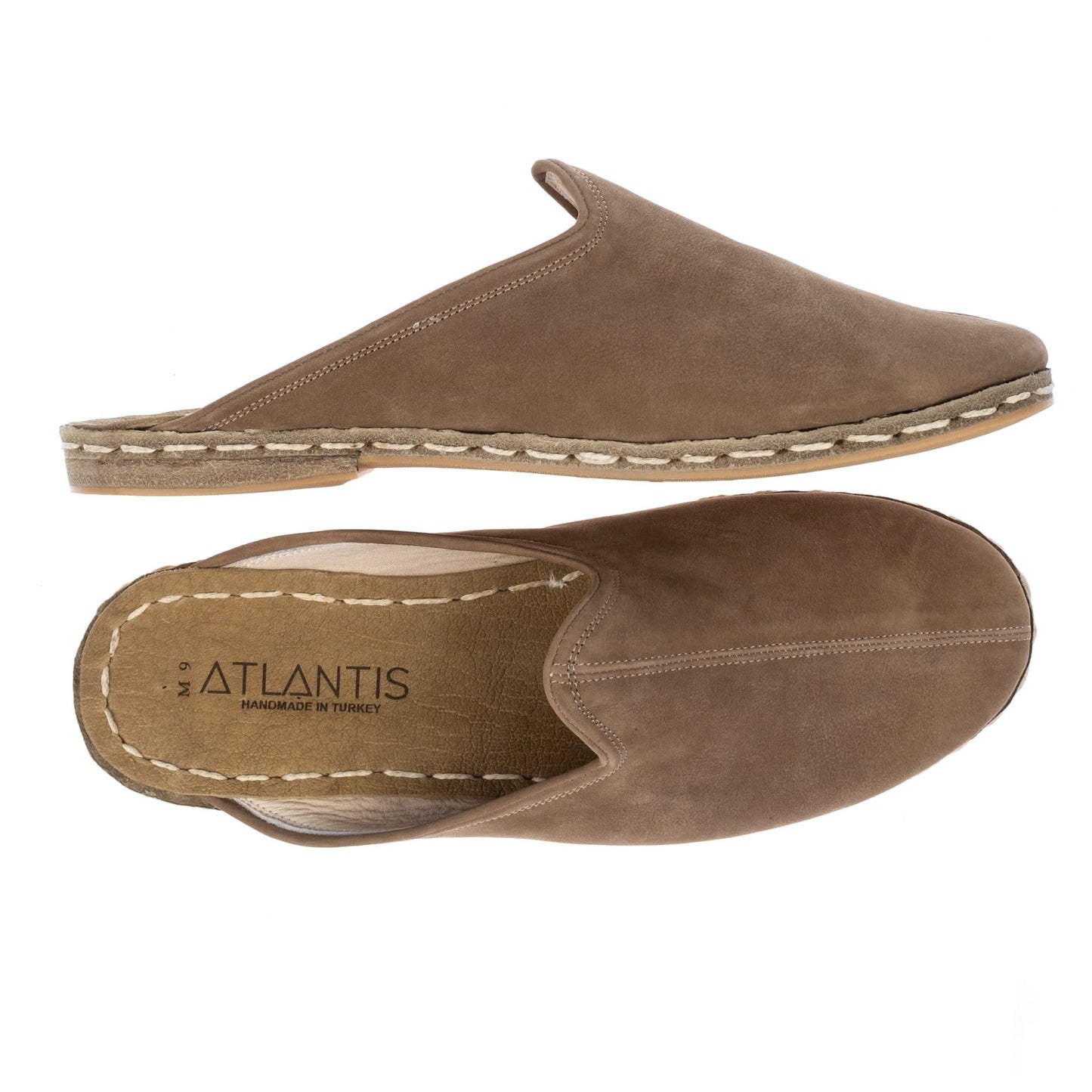 Pantuflas beige para mujer