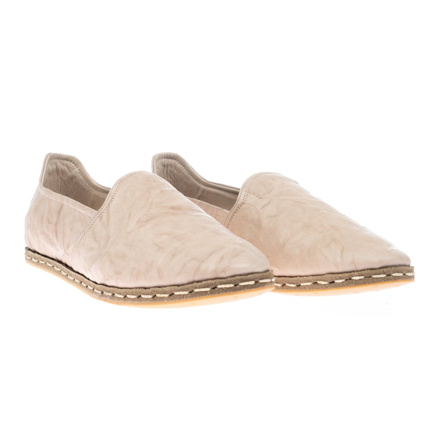 Zapatos sin cordones color beige para mujer