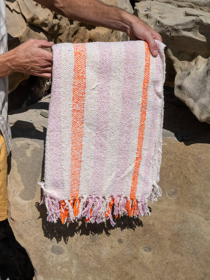 Sundream Just Peachy - Sustainable Recycled Throw Blanket