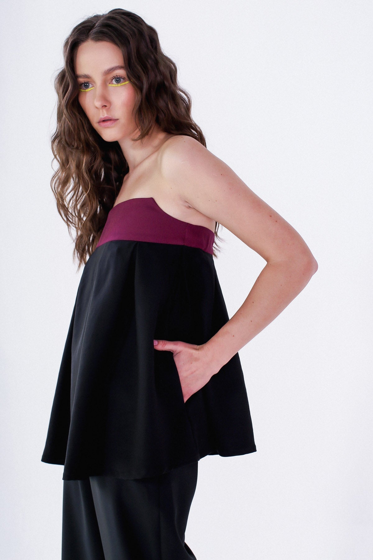 Live Strapless-Shirts & Tops-Be Monocromo-XS-WONENA