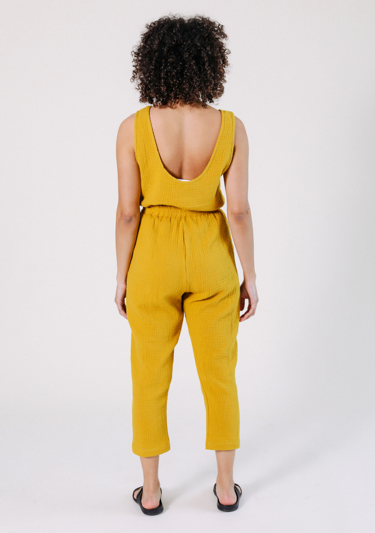 Jameela Organic Cotton Jumpsuit - Golden