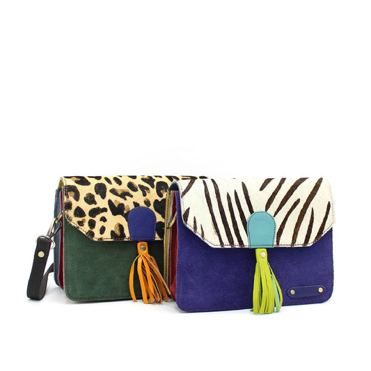 Claire · Crossbody Bag-Handbags-Soruka-Zebra-WONENA