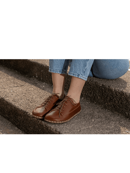 Women's Brown Barefoot Sneakers