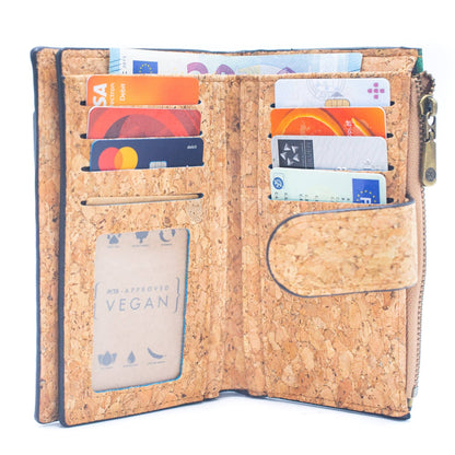 Bloom & Dazzle: 6 Pack Floral & Mosaic Cork Wallets-4