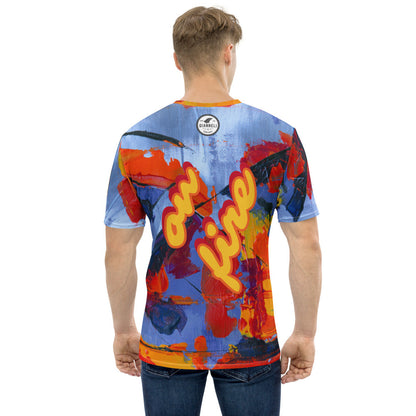 ON FIRE Men's t-shirt by Gianneli-5