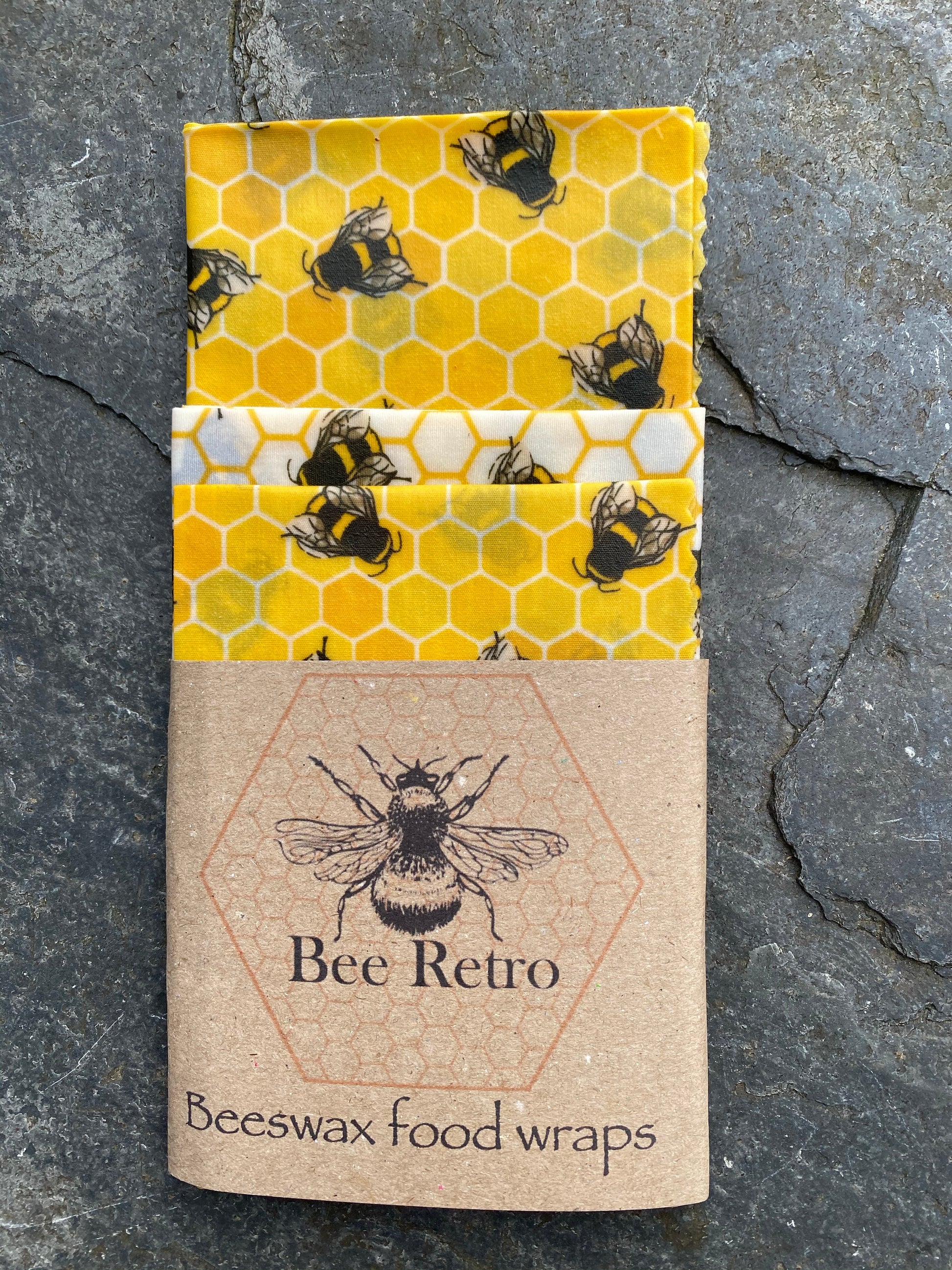 Yellow Bee Eco Friendly Beeswax Food Wraps-3