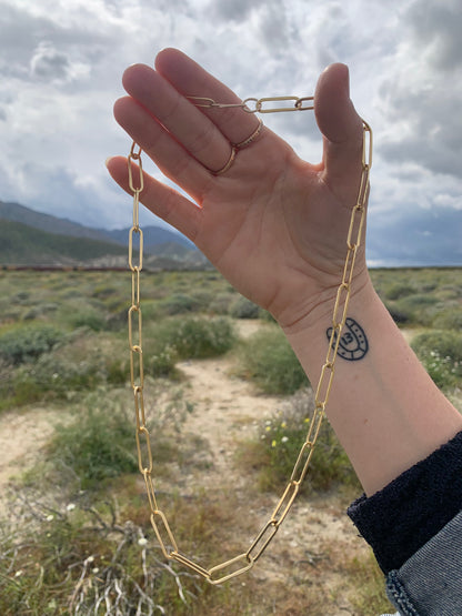 Paperclip Chain Necklace