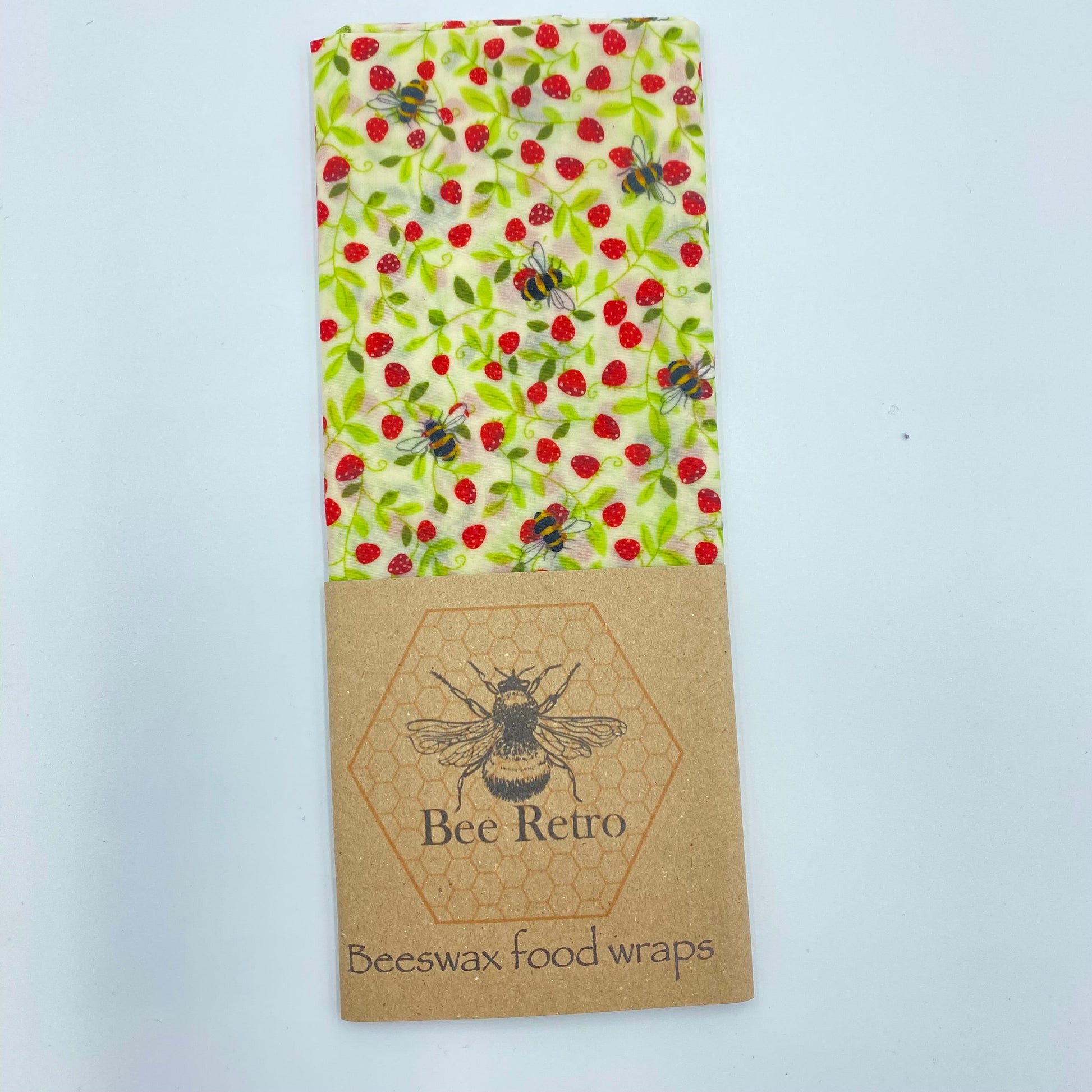 Strawberry Bee, Eco Friendly Beeswax Wraps-8