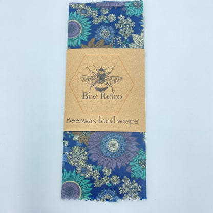 Blue Sunflower- Eco Friendly Beeswax Wrap-9