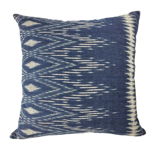 SLATE + SALT Indigo Ikat Pillow Cover