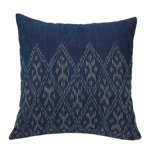 SLATE + SALT Indigo Diamond Pillow Cover