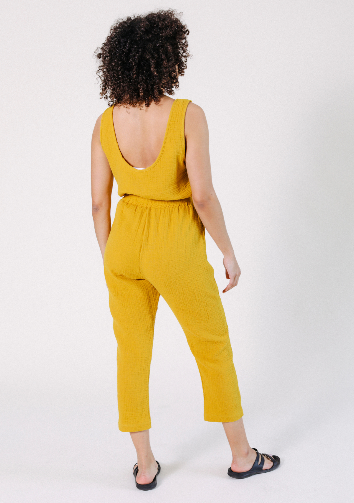 Jameela Organic Cotton Jumpsuit - Golden