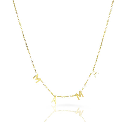 Mai Désirée Mama Gold Dainty Letter Necklace