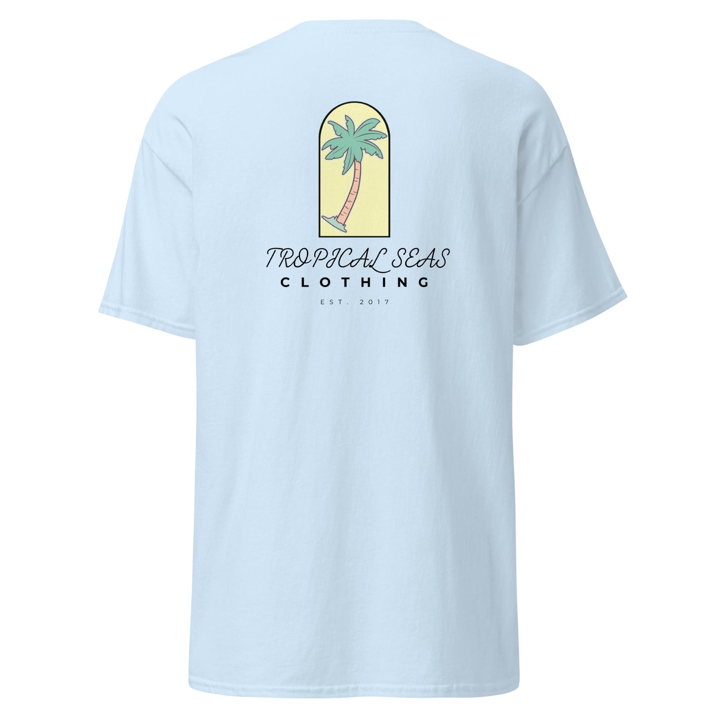 TROPICAL SEAS CLOTHING Men's Solo Palm Tree classic tee