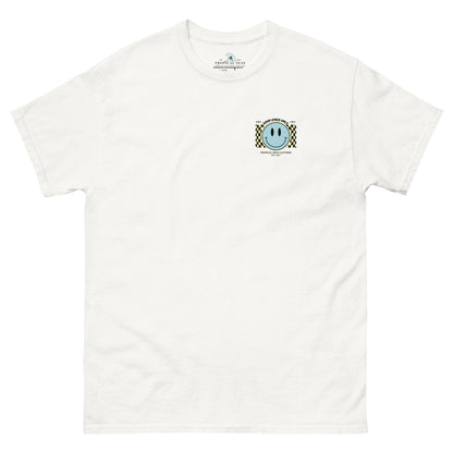 TROPICAL SEAS CLOTHING Men's Good Vibes Smiley Face classic tee