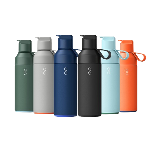 Ocean Bottle GO (17 Oz)-Water Bottles-Ocean Bottle-Obsidian Black-WONENA