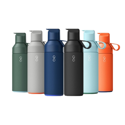 Ocean Bottle GO (17 Oz)-Water Bottles-Ocean Bottle-Obsidian Black-WONENA