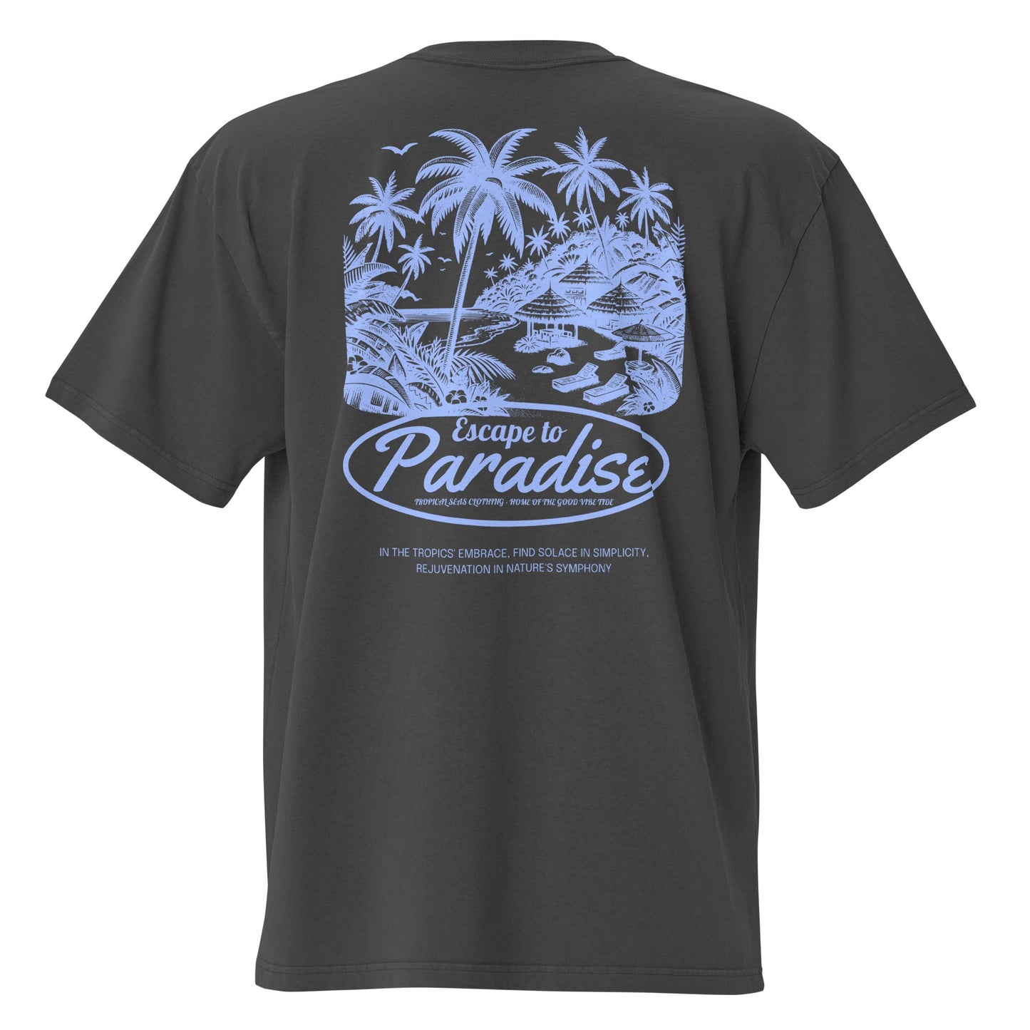 TROPICAL SEAS CLOTHING Oversized Escape to Paradise faded t-shirt