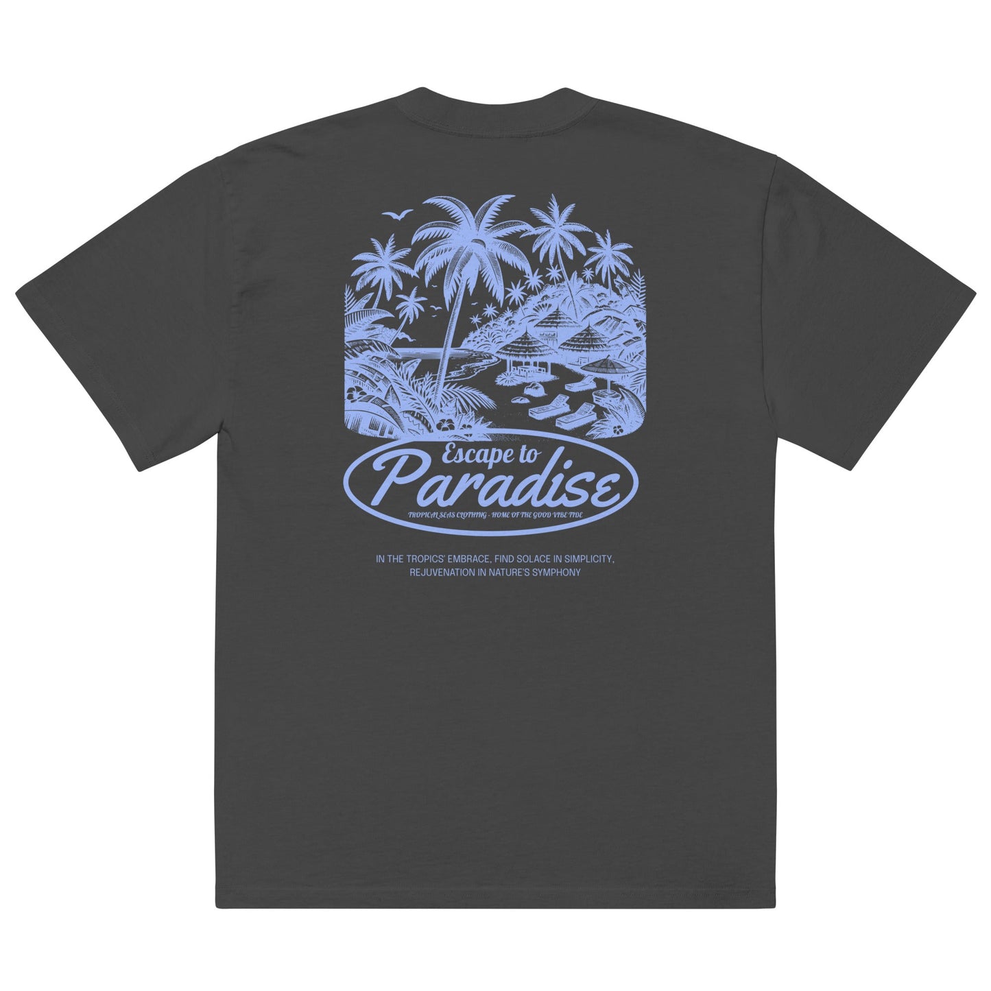 TROPICAL SEAS CLOTHING Oversized Escape to Paradise faded t-shirt