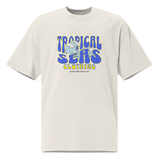 TROPICAL SEAS CLOTHING Oversized Wild Tropical Seas faded t-shirt