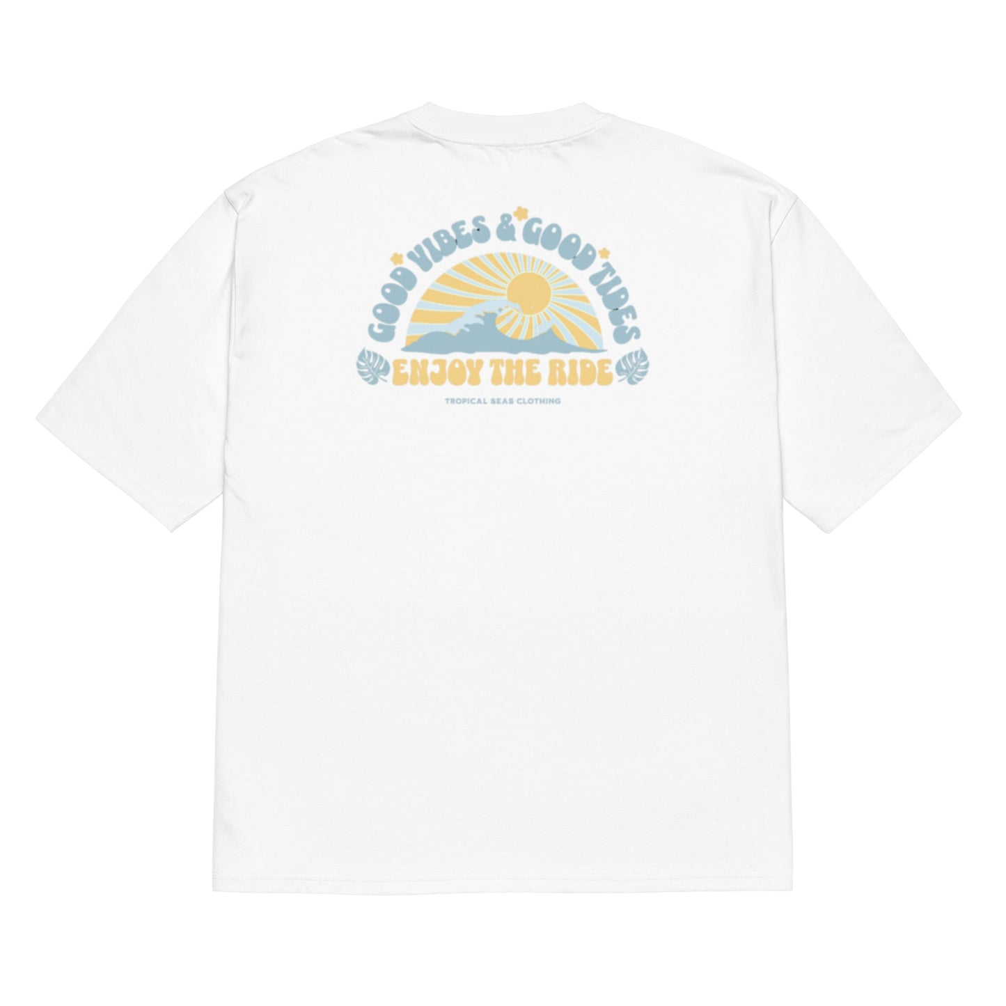 TROPICAL SEAS CLOTHING Oversized Enjoy The Ride Heavyweight T-Shirt – Urban Streetwear Essential