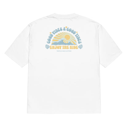 TROPICAL SEAS CLOTHING Oversized Enjoy The Ride Heavyweight T-Shirt – Urban Streetwear Essential