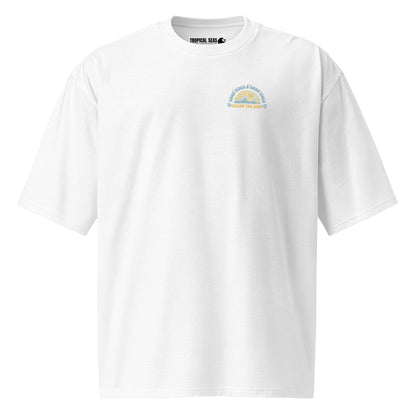 TROPICAL SEAS CLOTHING Oversized Enjoy The Ride Heavyweight T-Shirt – Urban Streetwear Essential