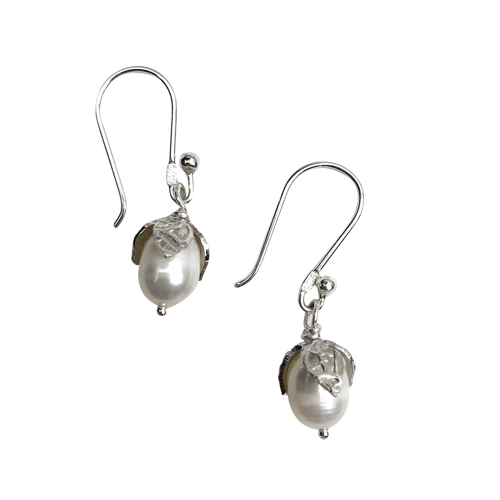 SLATE + SALT Freshwater Pearl Teardrop Earrings