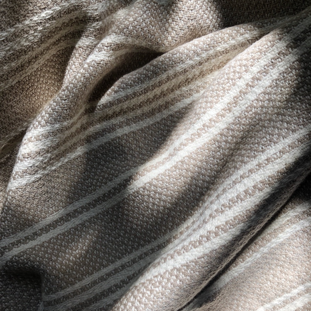 SLATE + SALT Woven Stripe Turkish Throw