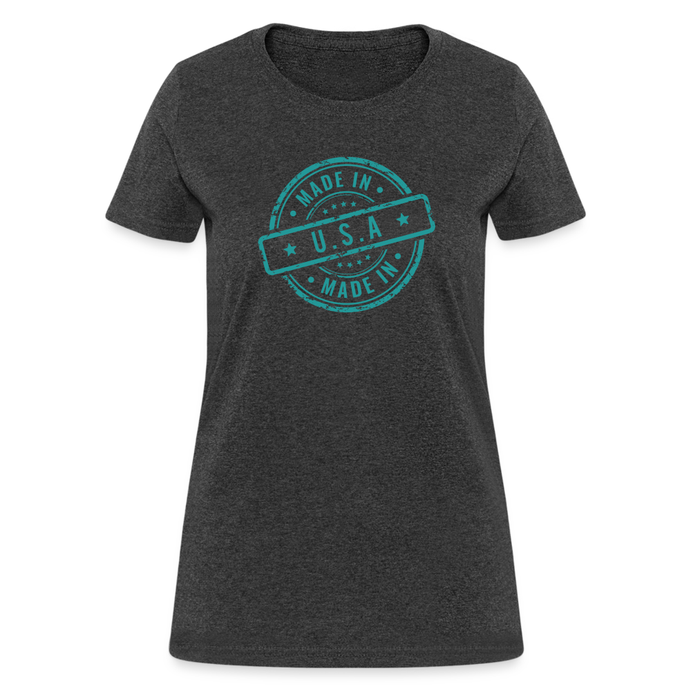 Women's T-Shirt - heather black