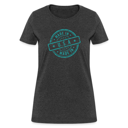 Women's T-Shirt - heather black