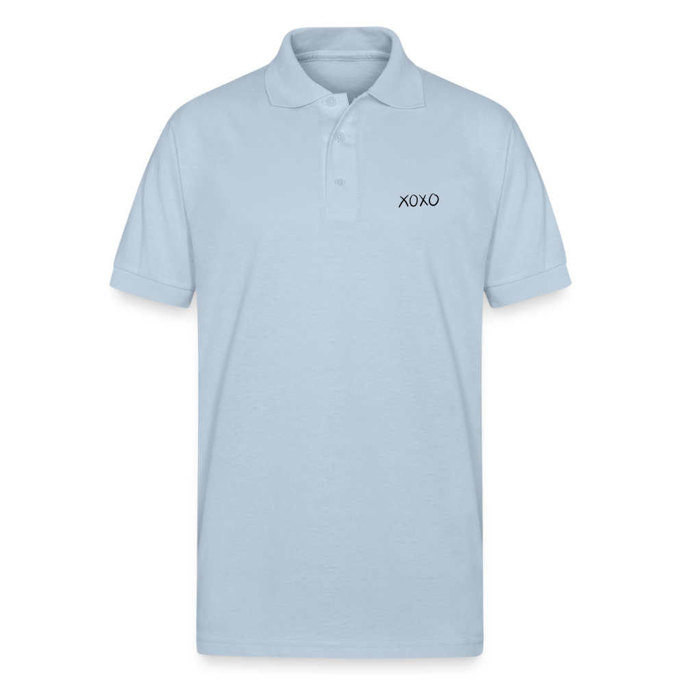 Gildan Unisex 50/50 Jersey Polo - light blue