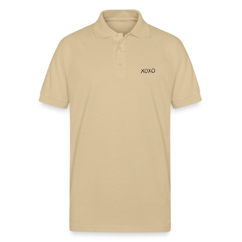 Gildan Unisex 50/50 Jersey Polo - Sand